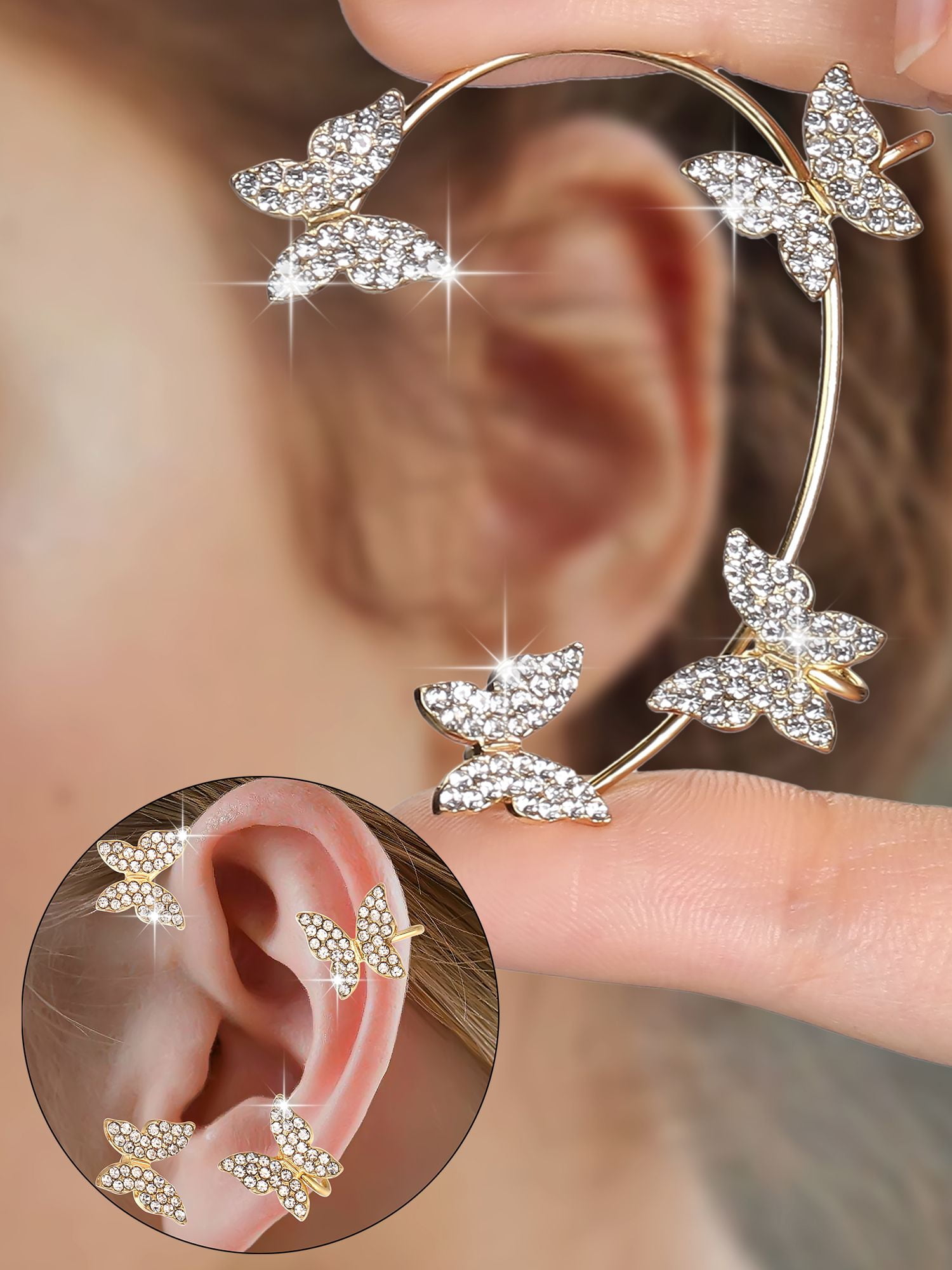 Fake earrings 2025 for girls