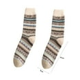 thumbnail image 3 of Bibifish Mens And Womens Socks Warm Crew Socks Winter Thickened Socks Trendy Ethnic Style Outing And Indoor Socks Thick Warm Mid Calf Socks, 3 of 3