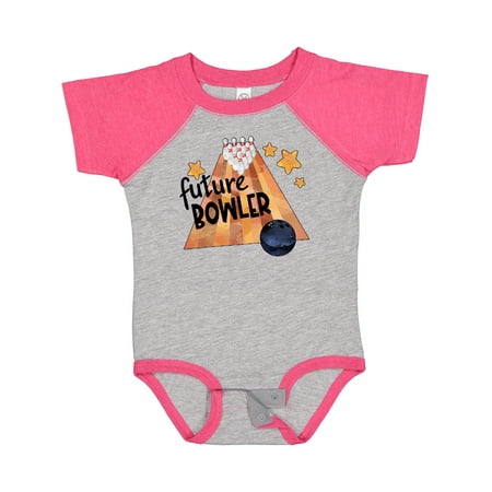 

Inktastic Future Bowler Bowling Ball and Pins Gift Baby Boy or Baby Girl Bodysuit