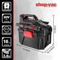 thumbnail image 5 of Shop-Vac 2-Gallon 20V Cordless Wet Dry Vacuum with Detachable Blower, 5 of 8