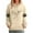 1-Beige, variant on Funny Hooded Sweatshirts Dog And People Punch Hand Dog Women Friendship Bump Dog's Paw Pullover Hoodie Tops