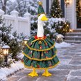 thumbnail image 5 of Qwtwty Christmas Porch Goose Clothes 23" Funny Porch Goose Costume for Yard Outdoor Patio Statue Christmas Holiday Decor, 5 of 7