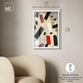 thumbnail image 5 of Mindscape Mosaic III Shadowbox Print Modern Abstract by Art Remedy, White Frame, 16 x 24, 5 of 7
