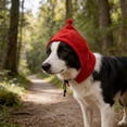 thumbnail image 6 of Dogs Hat,Dog Ear Muffs Noise Protection, Plush Dog Hats Pets Ears Warm Ear Cover, Winter Hat Head Wrap for Small Medium Dogs,S,Red, 6 of 6