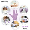 thumbnail image 2 of Disposable Nitrile Gloves in POP-N-GO Pack of 50 or 200 Powder Free - Hair, Cleaning, Medical Use, Food Handling, 2 of 5