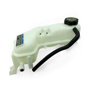 Coolant Overflow Expansion Reservoir Tank with Cap - Compatible with 2004 - 2005 Chevy Classic 2.2L 4-Cylinder