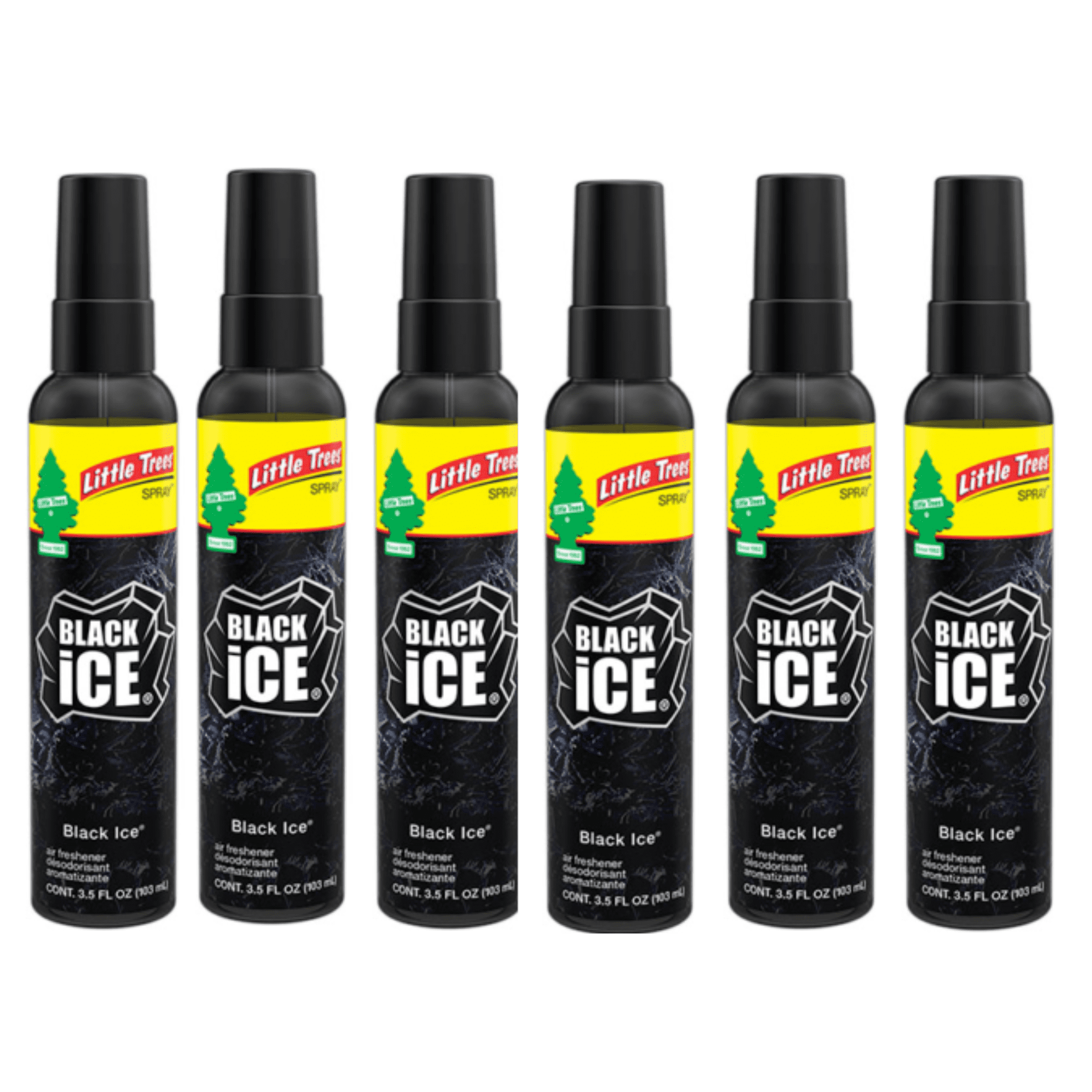 Little Trees® Air Freshner Black-Ice Spray Can - (12 Pack) — Chicago City  Distributors, Inc.