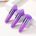 thumbnail image 7 of 3 Pcs Makeup Sponges Foundation Blender Sponges with Handle Beauty Cosmetics Puffs Make-up Sponge, 7 of 7