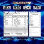 MHP Up Your Mass L 1350 Mass Gainer – 50g Protein, 1350 Calories, 11g BCAAs – Milk Chocolate, 6 lb, 8 Servings