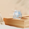 thumbnail image 1 of Teissuly Clearance Desktop Fan Quiet Brushless Turbine, Mini Electric Fan, Wall Mounted Usb 3-in-1 Portable Small Electric Fan(White, ) Teissuly WER2023081600164, 1 of 8