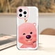 thumbnail image 1 of Funda de teléfono de dibujos animados de Corea, p-pororo, Rosa loopy, funda de teléfono para iPhone 11, 12 Mini, 13, 14 Pro Max, carcasa transparente qiuyongming unisex, 1 of 2