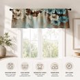 thumbnail image 3 of AshasdS Butterfly Floral Window Valance Blue Flower Curtain Valance Decorative Spring Home Window Treatment, 3 of 5