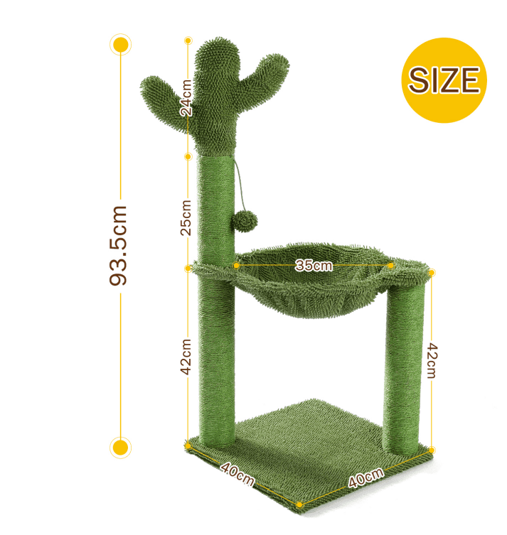 Amkui Cat Tree Cat Tower Durable Sisal-Covered Scratching Posts,Dangling Ball,Jumping Platform for Cats Play &Sleep,Pet House