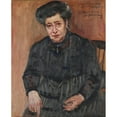 thumbnail image 2 of Lovis Corinth 20x24 Gold Ornate Framed and Double Matted Museum Art Print Titled - Damenportrat (Portrait of the Artist's Mother-In-Law) (1911), 2 of 4
