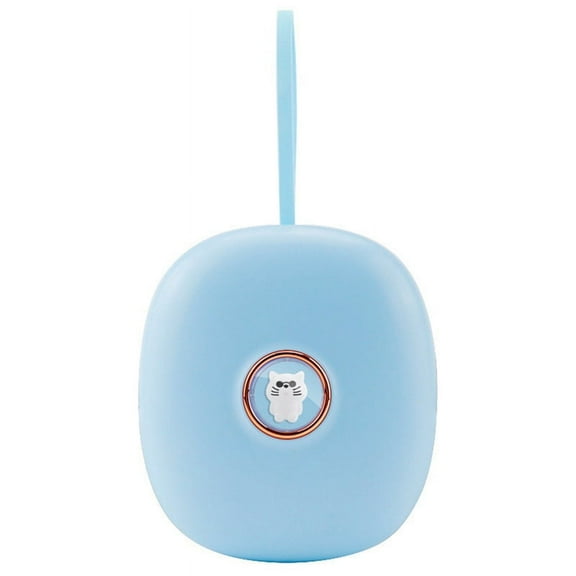 Digital Vibrating Alarm Clock for Heavy Sleepers Hearing Impaired Deaf Teens, Battery Operated for T Blue plastic