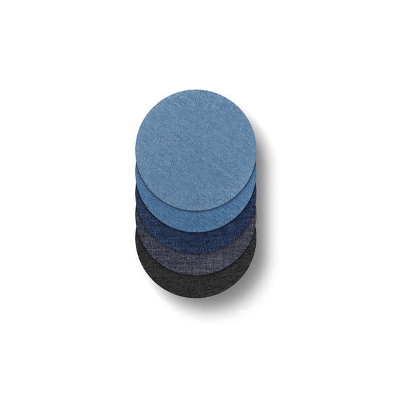 1 Set Iron on Patches Waterproof Self-Adhesive Cowboy Stickers Emergency Supplies Down Jacket Repair Denim Patch for Knee Elbow Type 4