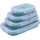 thumbnail image 1 of Set Of 4 Collapsible Silicone Food Storage Container With Bpa Free, 1 of 5