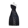 thumbnail image 2 of Zelouf Kimmie Floral Lace W/trans  , Sewing, DIY, Crafts Fabric by the Yard, Black, 1 Yard, 2 of 2