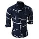thumbnail image 2 of Camisas de manga larga estampadas delgadas casuales de otoño invierno para hombres Blusa de playa superior Pompotops  oipoqjl26209, 2 of 8