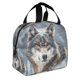thumbnail image 2 of Disketp Majestic Snowy Wolf for Insulated Lunch Bag for Women and Men, Perfect for Work, Hiking, Picnic, 2 of 8