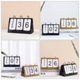 thumbnail image 4 of SHISUYAN Desktop Iron Calendar Crafts 1 Set Home Decoration Home Desktop Ornament, 4 of 8