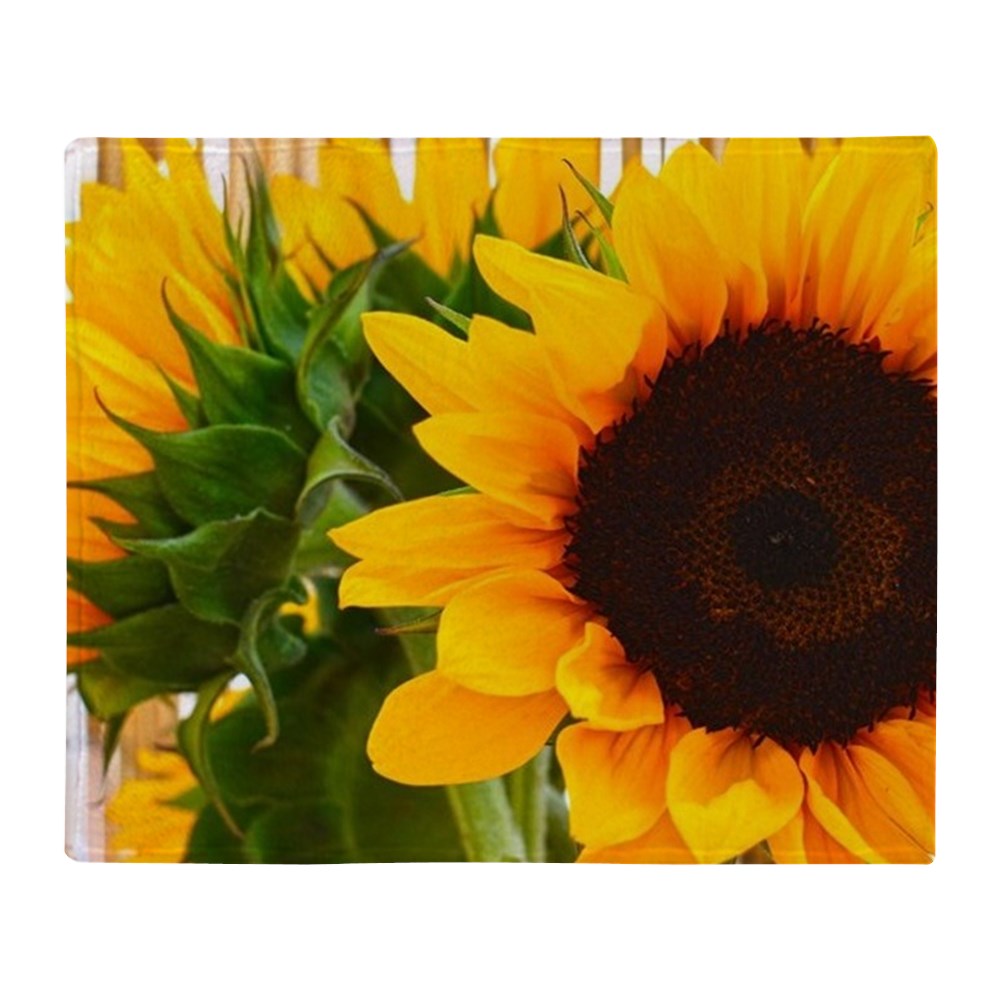 CafePress Sunflower III Throw Blanket Soft Fleece Throw Blanket, 50