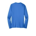 thumbnail image 4 of Port Co Adult Male Men Plain Long Sleeves T-Shirt Royal 2X-Large, 4 of 4