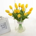 thumbnail image 5 of Mdesiwst 1Pc Real Touch Artificial Flowers Tulips Bouquet Party Home Wedding Fake Bridal Silk Accessory, 5 of 7