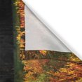 thumbnail image 3 of Ambesonne Nature Kitchen Curtains, Birds over Mountains, 55"x45", Orange Blue Green, 3 of 3