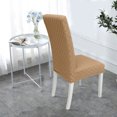 thumbnail image 3 of Amdohai 2pcs Dining Chair Slipcover, High Stretch Removable Chair Cover Washable, 3 of 7