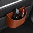 thumbnail image 4 of BotaniNest Universal Door Cup Holder Trash Can Leakproof Trash Multifunctional Back Seat Organizer For Hold Phones Drinks, 4 of 7