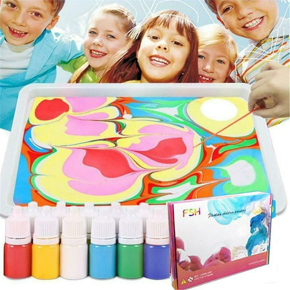 Holiday Deals Iumwxz 12-Color Watercolor Paint Children's Water Painting Paint Set Washable Paint Wet Painting Materials Painting 72ML Art Supplies Drawing Supplies Toys for Ages 8-13