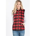 thumbnail image 5 of The Kassidy - Women's Black & Red Fleece Vest, 5 of 6