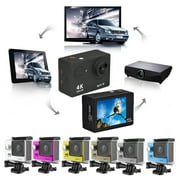 Yellow Ultra HD Mini 1080P/60fps 12MP 4K Action WiFi Sport Camera for Gopro H9 Waterproof Sport Camera