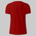 thumbnail image 6 of NIEWTR Men's Big and Tall T Shirts Short Sleeve Patriotic American Flag Premium T-Shirt(Red,L), 6 of 8