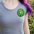 thumbnail image 2 of Tree Frog on Leaf Pinback Button Pin, 2 of 4