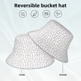 thumbnail image 3 of Kll Cute Rabbit Bucket Hat for Women Men Packable Travel Beach Sun Hat Outdoor Rave Accessories Reflective Fisherman Cap, 3 of 6