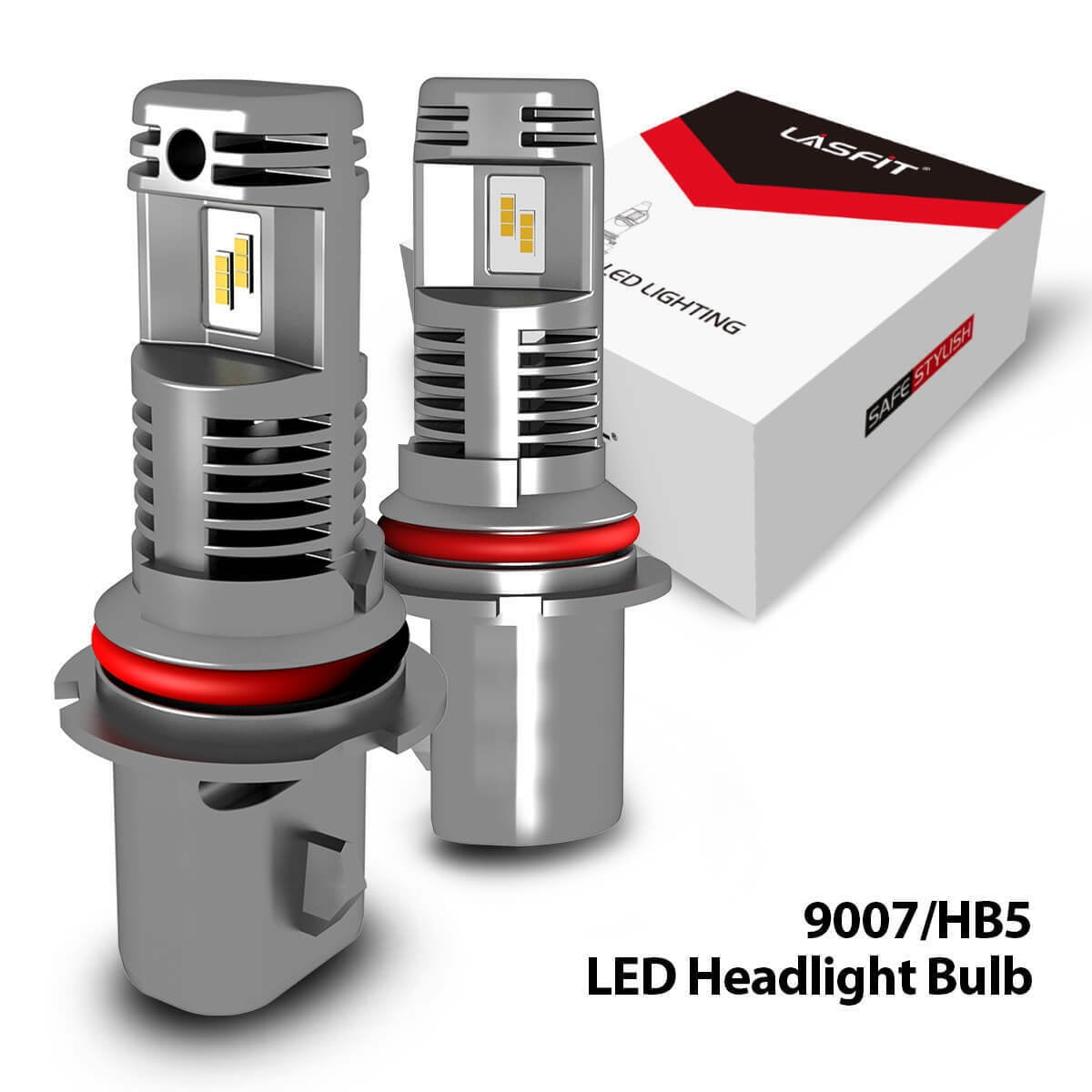High/Low Beam,Fog Light Bulb Conversion Kit EYETHESKY 9007 HB5 LED Headlight Bulbs 100W 12000LM 6500K Xenon White IP67,CSP Chips,360 Degree