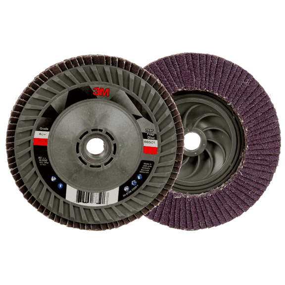 3M Flap Disc 769F, 40 , T29 Quick Change, 5 in x 5/8 in-11
