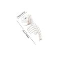 thumbnail image 4 of Pet Dinosaur Costume, Soft Plush T-Rex Skeleton Halloween Costume for Dogs Glow-in-the-Dark S, 4 of 7