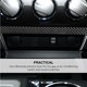 thumbnail image 3 of De Fibra De Carbono Brillante, Control Central, Interruptor De Aire Acondicionado, Pegatinas Embellecedoras, Paneles Compatibles Con Toyota Tundra 2014-2018 seitruly VI003869-00, 3 of 7