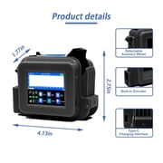 12.7MM Portable Coder Handheld Inkjet Printer For Text QR Barcode Batch Number Logo Date Label With Fast-Dry Ink
