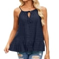 thumbnail image 2 of Camisole Tops for Women Lightweight Casual Spaghetti Strap Loose Fit Flowy Cami Tank Tops Summer Outfits, 2 of 5