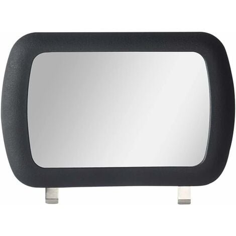 Espejo de tocador para visera solar para automóvil, espejo cosmético portátil para automóvil para visera de automóvil, espejo de maquillaje para automóvil, espejo de tocador para visera solar, 13 cm