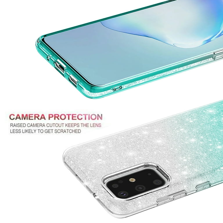 Samsung Galaxy A71 Case KAESAR Cute Fashinon Slim Luxury Shinning Sparkle Bling Classy Glitter Sparkle Girl Girly Women Protective Cover for Samsung