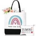 thumbnail image 1 of Juego de bolsas Buryeah Rainbow Canvas, regalo para profesores, 40 x 45 cm, 1 of 7