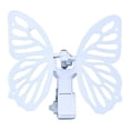 thumbnail image 1 of Dispositivo eléctrico de mariposa que aletea, modelo de plástico decorativo para escritorio, ideal para el hogar. Blanco, 1 of 9