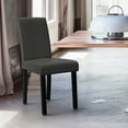 thumbnail image 6 of PU Dining Chairs Set of 2 Large Dining Chair with Wood Legs,Gray, 6 of 10