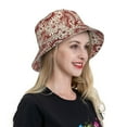thumbnail image 4 of Yiaed Dragons1 Print Reflective Stripe Bucket Hat Unisex Funny Outdoor Fisherman Cap Beach Sun Hat, 4 of 5