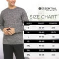thumbnail image 3 of Essential Elements Mens Active T-Shirt - Quick-Dry Athletic Workout Training Crew Neck Long Sleeve Top 5 Pack, 3 of 7